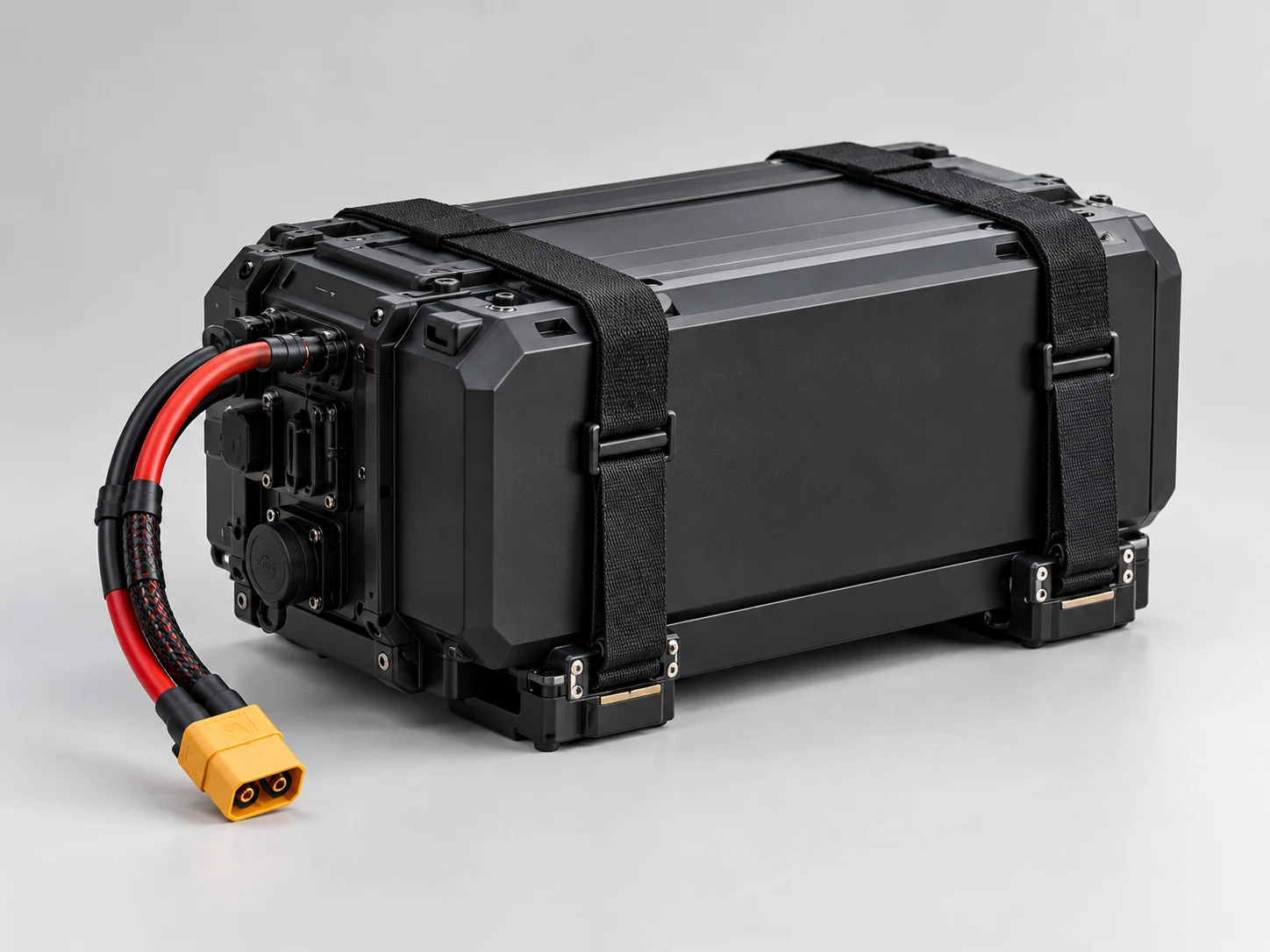 Concept visualization of a configurable UAV battery pack